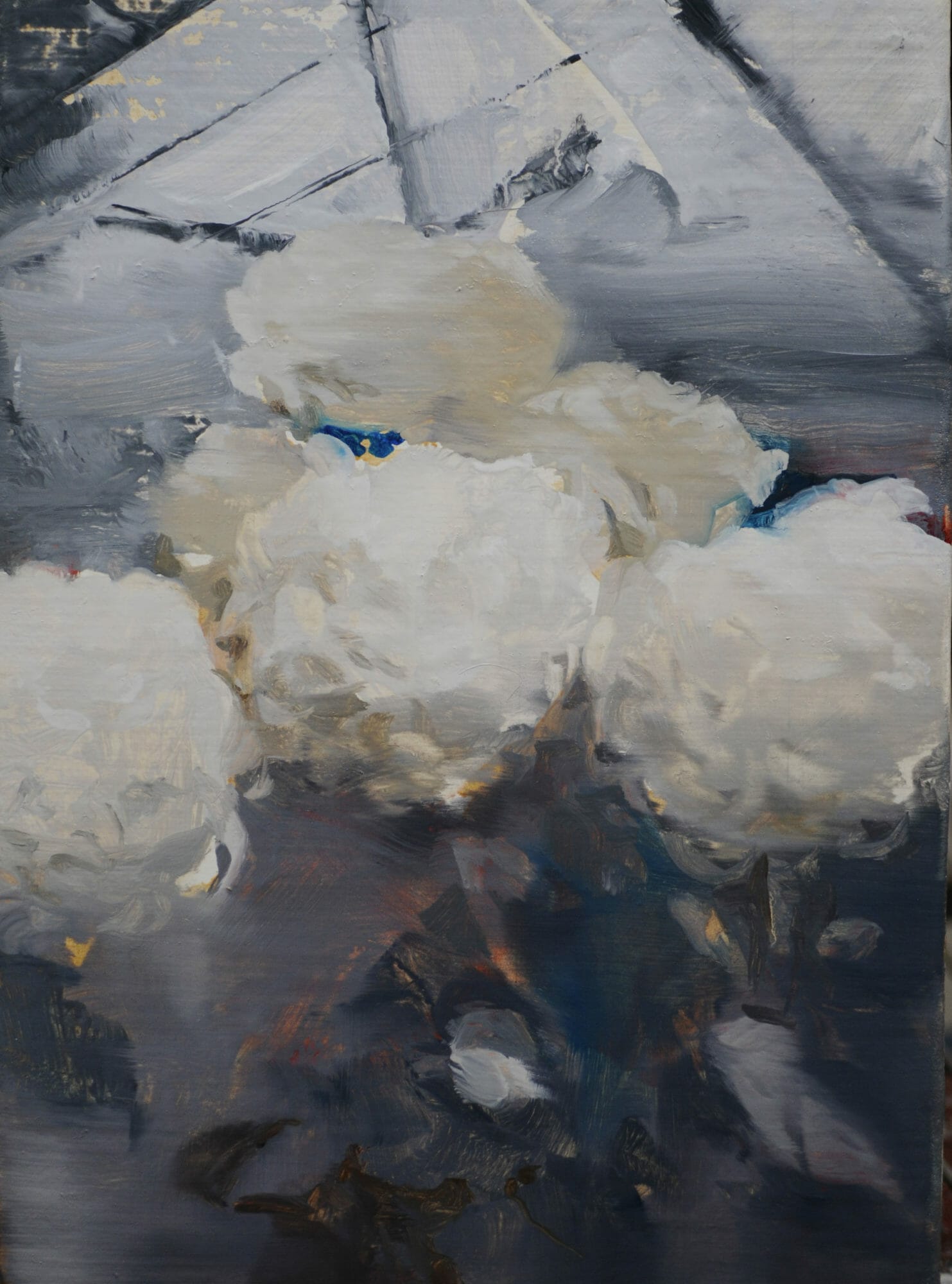 Francois Jacob JARDIN 25 x18 cm - oil on canvas - 2019