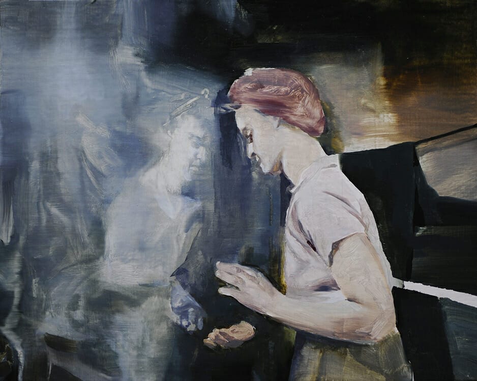Francois Jacob MUR 28x35 - oil on canvas - 2019