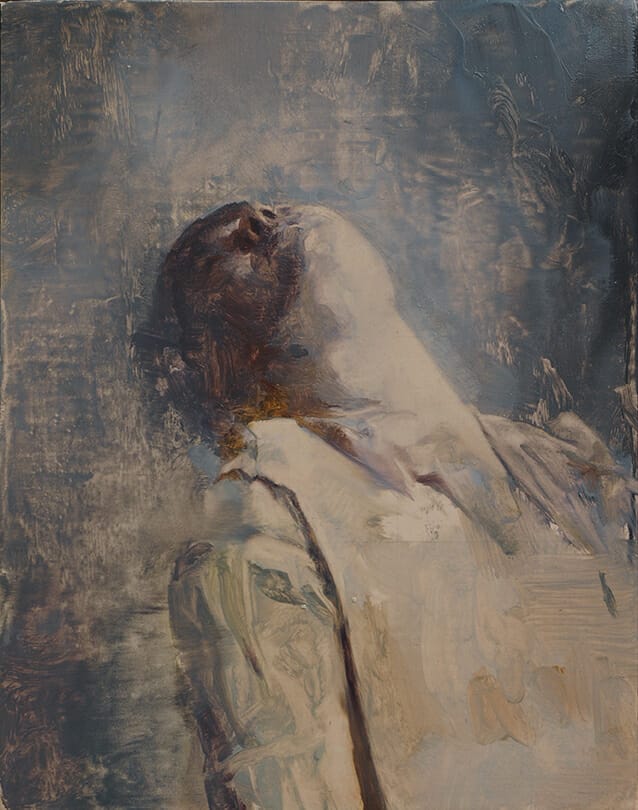 Francois Jacob Extatique 1 30 x 24 cm - oil on canvas - 2020
