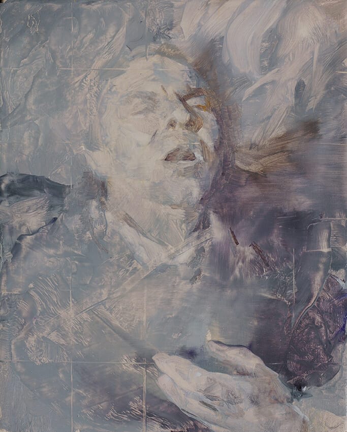 Francois Jacob Extatique 3 30 x 24 cm - oil on canvas - 2020