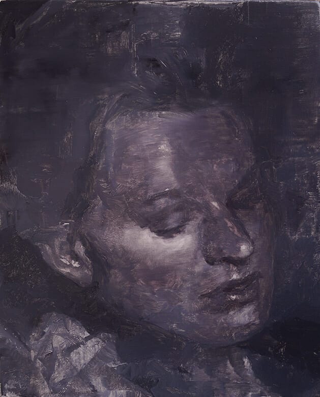 Francois Jacob SEULE 40x32 cm - oil on canvas - 2021